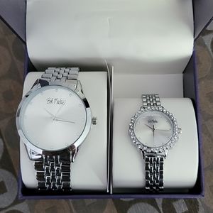 NWT Bob Mackie His/Hers Watches